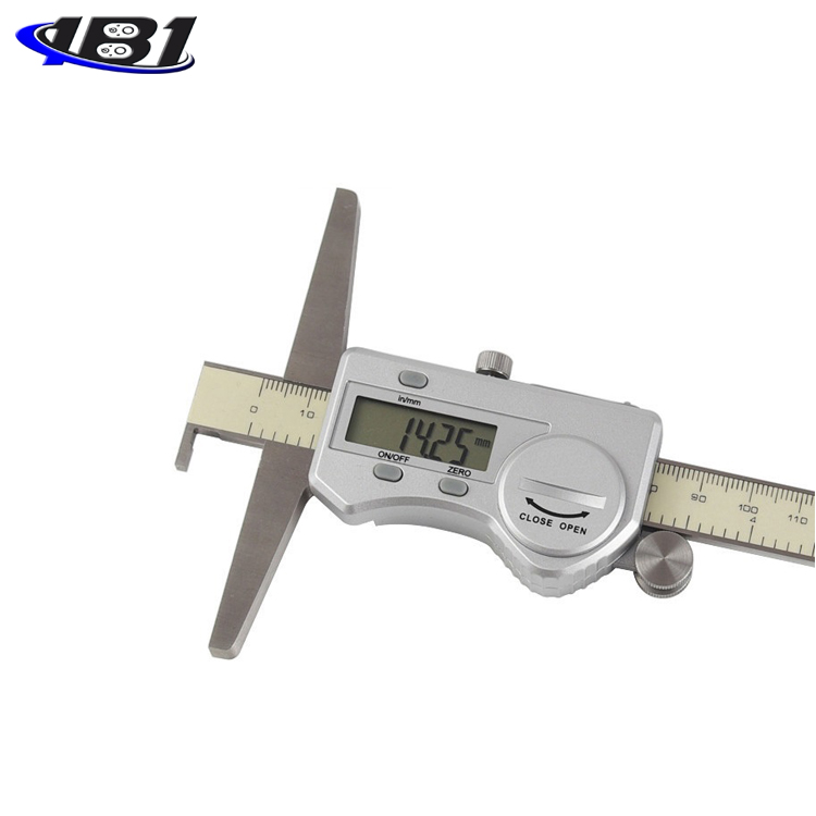 Single hook digital depth gauge